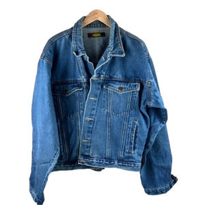 Illegal Oversized Blue Denim Jean Jacket